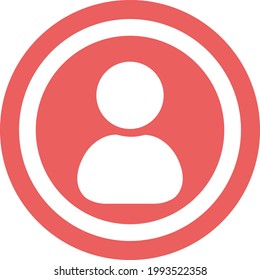 Avatar Vector icon that can easily modify or edit