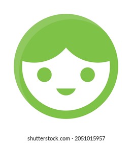 ilustración de avatar Vector en un fondo transparente. Símbolos de calidad premium. Icono de color plano de línea vectorial para el concepto y el diseño gráfico.