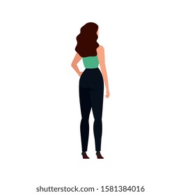 Avatar woman design, Girl female person people human and social media theme Vector illustration