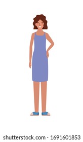 Avatar woman design, Girl female person people human and social media theme Vector illustration