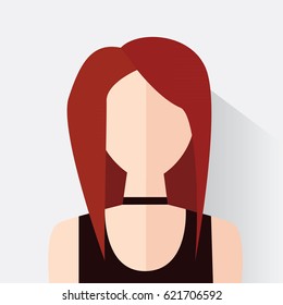 Avatar woman design. Woman icon. Vector illustration