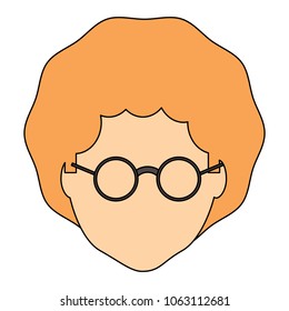 avatar woman face icon
