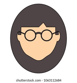 avatar woman face icon