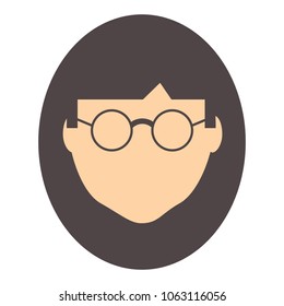 avatar woman face icon