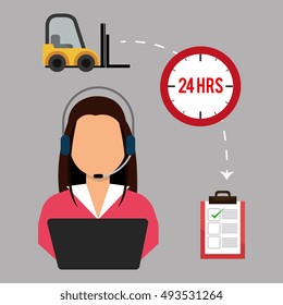 avatar woman with headset