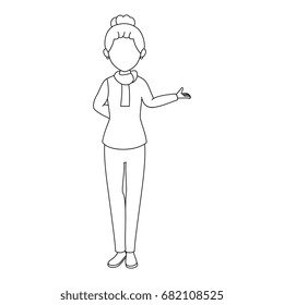 avatar woman icon