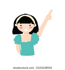 avatar woman making bake cakes illustration