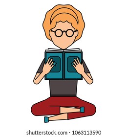 avatar woman reading a book