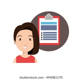avatar woman smiling