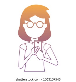 avatar woman using a cellphone
