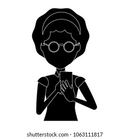 avatar woman using a cellphone