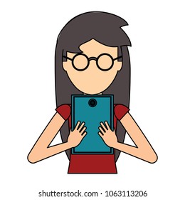 avatar woman using a cellphone