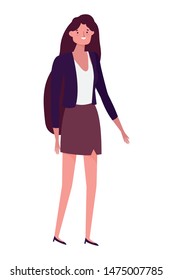 Avatar woman vector design vector illustration