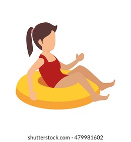 avatar woman wearing swimsuit