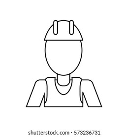 avatar work repair support helmet thin line