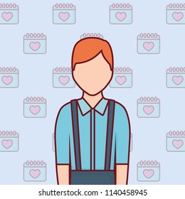 Avatar young man design