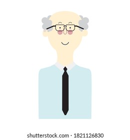 Avatars character people set. Flat, female, male social icons