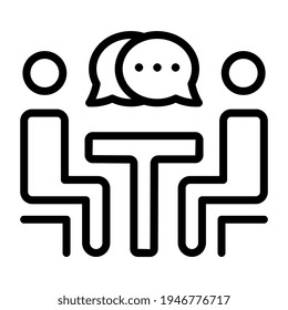 Avatares con burbujas de chat, icono de comunicación