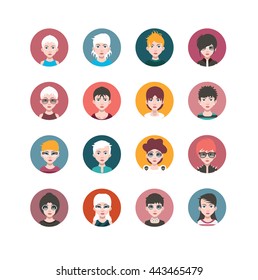Avatars in circle 17