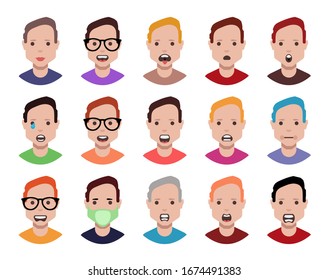 Avatars with different face vector