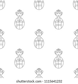 avatars fireman icon. Element of Avatars icon for mobile concept and web apps. Pattern repeat seamless avatars fireman icon. Can be used for web and mobile on white background