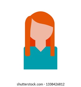 Avatars on white background vector illustartion flat desing