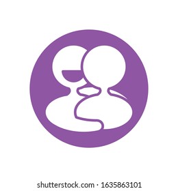 Avatars people design of Zero discrimination day awareness help support campaign love life care and solidarity theme Vector illustration