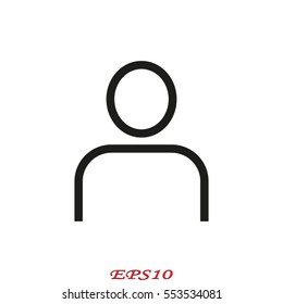 avatars, user, man, icon, vector illustration eps10