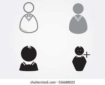 avatars, user, man, icon, vector illustration eps10