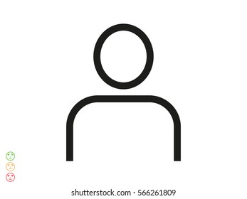 avatars, user, man, icon, vector illustration eps10
