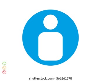 avatars, user, man, icon, vector illustration eps10