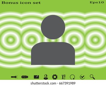 avatars, user, man, icon, vector illustration eps10