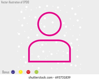 avatars, user, man, icon, vector illustration eps10