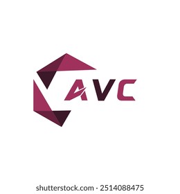 Logotipo de letra criativa minimalista. AVC vetor exclusivo iniciais alfabeto letra logotipo design

