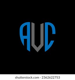 AVC Brief Logo kreatives Design. AVC einzigartiges Design.
