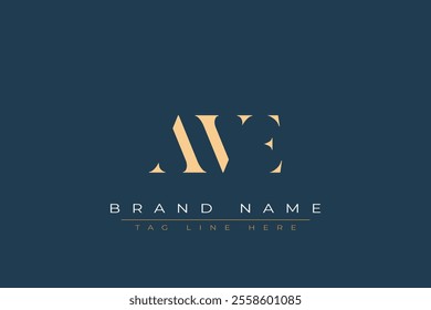 AVE abstract letter logo design. This logo is designed by three abstract letters.