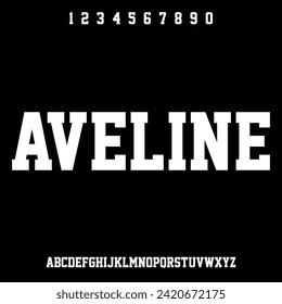 AVELINE, luxury elegant serif font represent glamour and exclusive