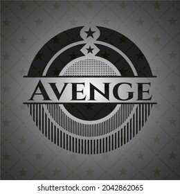 Avenge dark emblem. Retro. Vector Illustration. Detailed. 