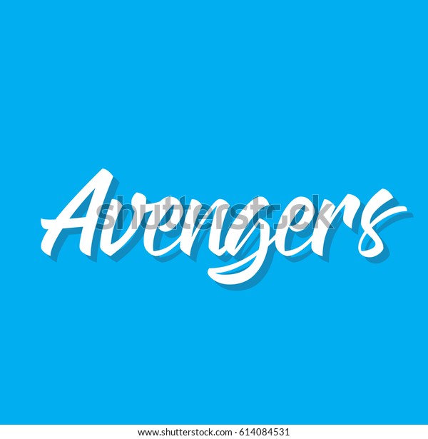 avengers font background