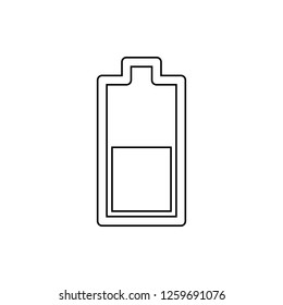 average battery level icon. Element of web for mobile concept and web apps icon. Thin line icon for website design and development, app development