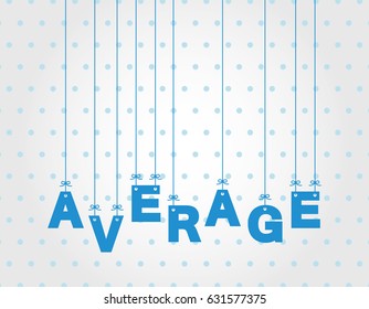 AVERAGE HANGING LETTERS