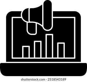 Average Position Glyph Vector Icon Design