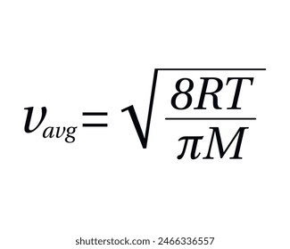 Average Speed Equation on the white background. Education. Science. School. Formula. Vector illustration.
