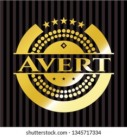 Avert gold emblem