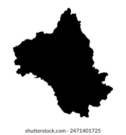 Aveyron department map, administrative division of France. Vector illustration.