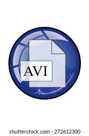 avi file button for web pages
