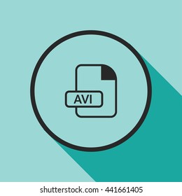 avi  file format icon
