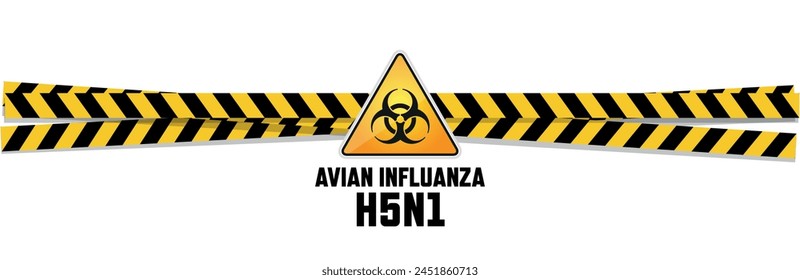 Avian influenza - H5N1, banner with rubalises