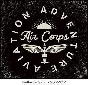 AVIATION ADVENTURE .CAMOUFLAGE .VECTOR.