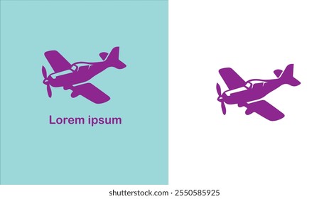 Aviation Aeronautics Air transport Flying unique logo design illustration